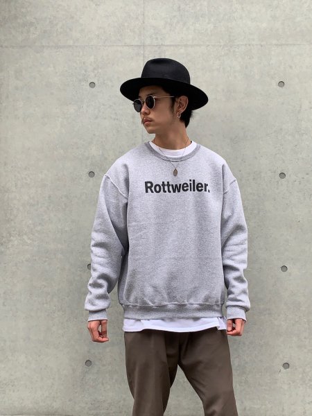 ROTTWEILER (ロットワイラー) R・W Sweater(クルーネックスウェット) GRAY