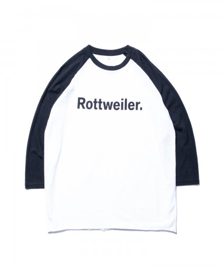 ROTTWEILER (ロットワイラー) R・W 3/4 Tee(7分袖TEE) BLACK