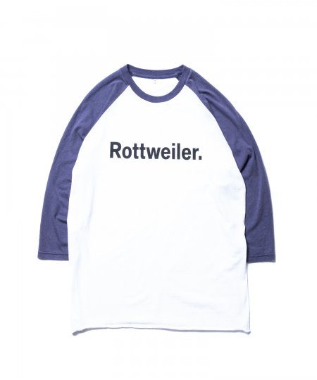 ROTTWEILER (ロットワイラー) R・W 3/4 Tee(7分袖TEE) NAVY