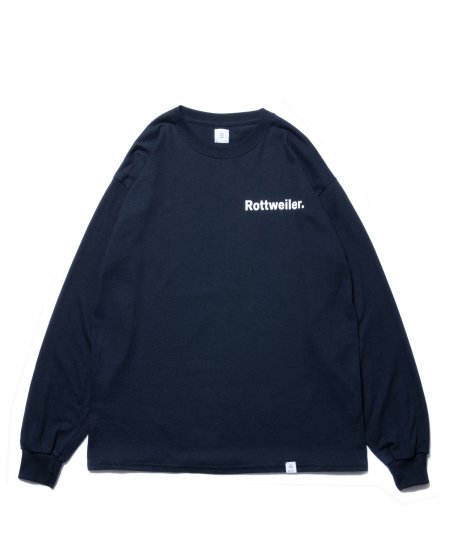 ROTTWEILER (ロットワイラー) Small R・W LS Tee(ロングスリーブTEE) BLACK