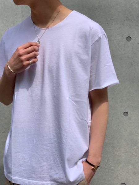 ROTTWEILER (ロットワイラー) Cutoff Tee(カットオフTEE) WHITE