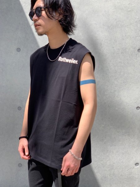 ROTTWEILER (ロットワイラー) R・W Cuttoff Tee (カットオフTEE) BLACK