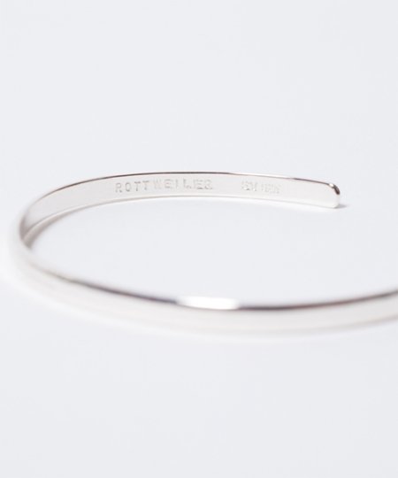 ROTTWEILER (ロットワイラー) Silver Bangle (シルバーバングル) SILVER