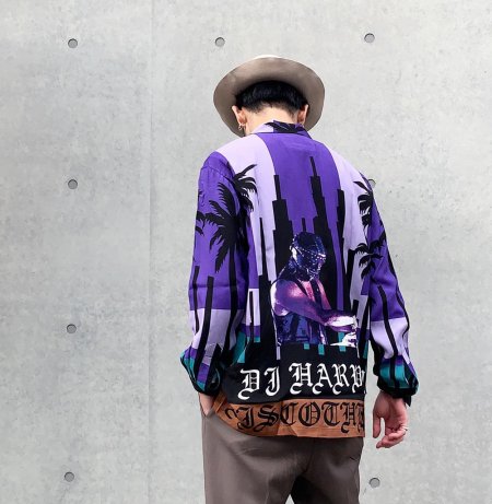 WACKO MARIA (ワコマリア) DJ HARVEY / L/S HAWAIIAN SHIRT(長袖ハワイアンシャツ) PURPLE