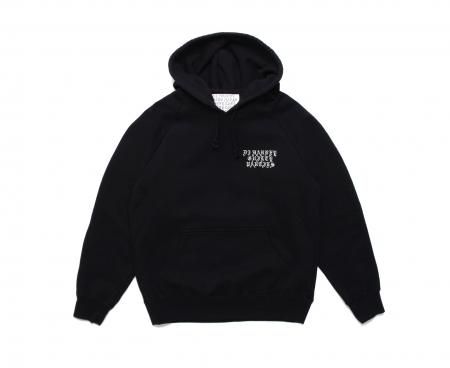 WACKO MARIA ワコマリア 22AW 2Pac Heavy Weight Hooded Sweat Shirt フロントフォトプリントプルオーバーパーカー フーディー ブラック