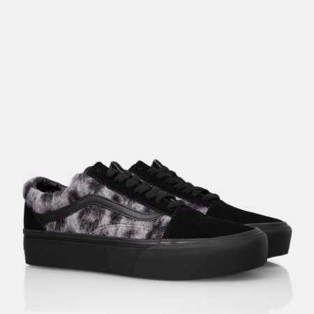 vans old skool platform leopard