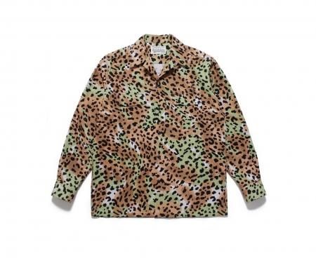 WACKO MARIA (ワコマリア) LEOPARD FLANNEL OPEN COLLAR SHIRT