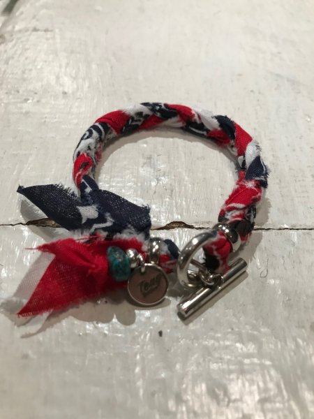 TONY TAIZSUN (トニータイズサン) TURQUOISE Bracelet (ターコイズ付きブレスレット) RED