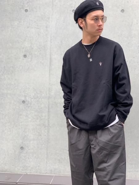 COOTIE (クーティー) Print Crewneck Sweatshirt (CHOLA