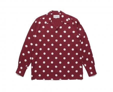 ワコマリア DOTS OPEN COLLAR SHIRT ハワイアンシャツ | gulatilaw.com