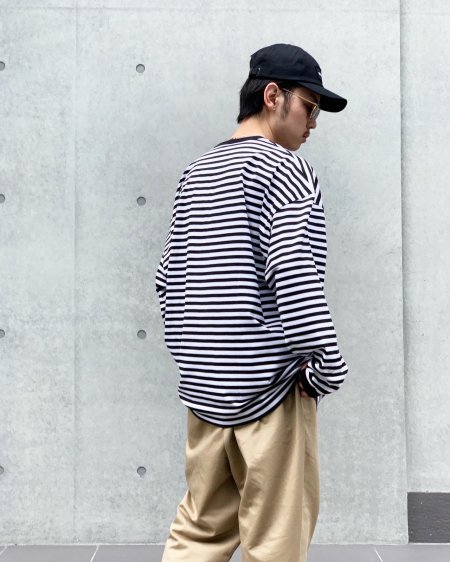 COOTIE (クーティー) Supima Cotton Border L/S Tee(スーピマコットン