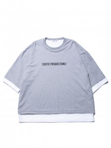 COOTIE (ƥ)  Cellie S/S Tee (COOTIE LOGO)(꡼ S/S TEE) Ash GrayWhite