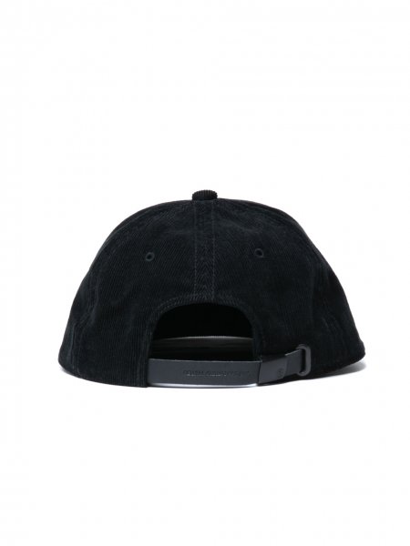 ファッションなデザイン cootie コーデュロイ ロゴ キャップ 帽子 黒