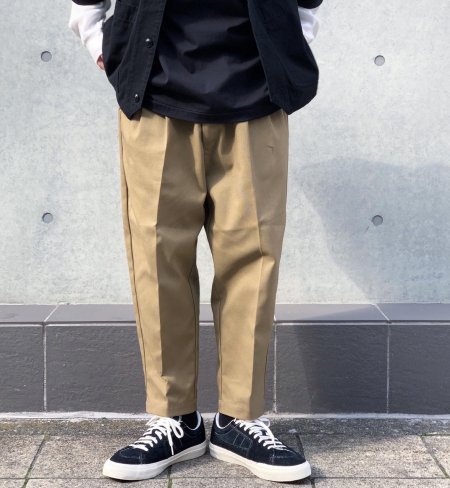 COOTIE (クーティー) T/C Hopsack 2 Tuck Trousers(T/C