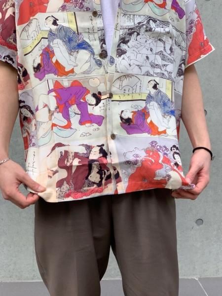 【新品】  WACKO MARIA / ワコマリア | 2021SS | HAWAIIAN SHIRT S/S（TYPE-4）春画 アロハシャツ | M | ONE | メンズ