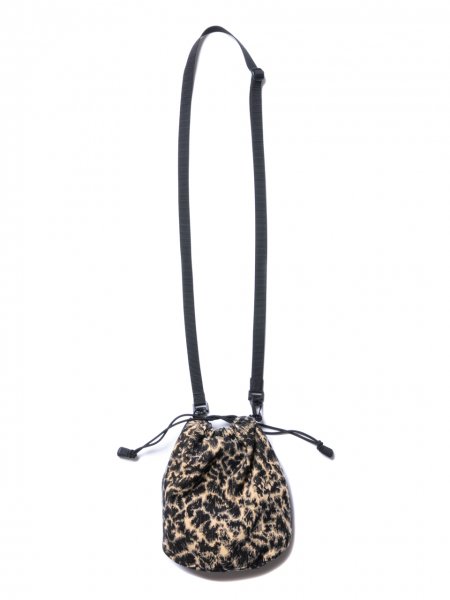 COOTIE (クーティー) Corduroy Leopard Drawstring Bag(ドロー 