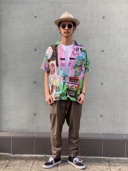 WACKO MARIA (ワコマリア) JEAN-MICHEL BASQUIAT / S/S HAWAIIAN SHIRT