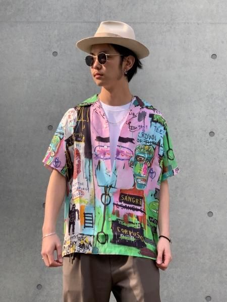 ブランド品 ワコマリアWACKOMARIA BASQUIAT SHIRT バスキア tdh