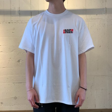 RAPTEES(ラップティーズ) RAP TEES S/S TEE (プリント半袖TEE) WHITE