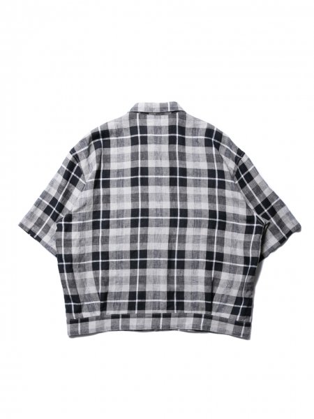 COOTIE (クーティー) Linen Check Work S/S Shirt(リネンチェック ...