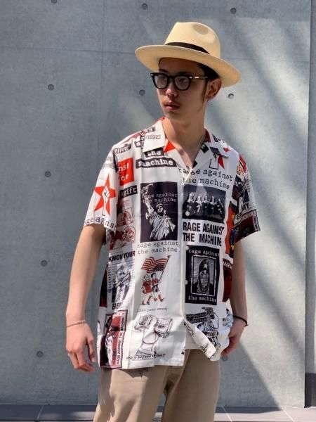 WACKO MARIA RAGE AGAINST HAWAIIAN SHIRTサイズL