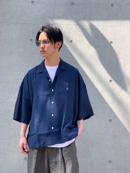 COOTIE (クーティー) Rayon Open-Neck S/S Shirt (レーヨンオープン