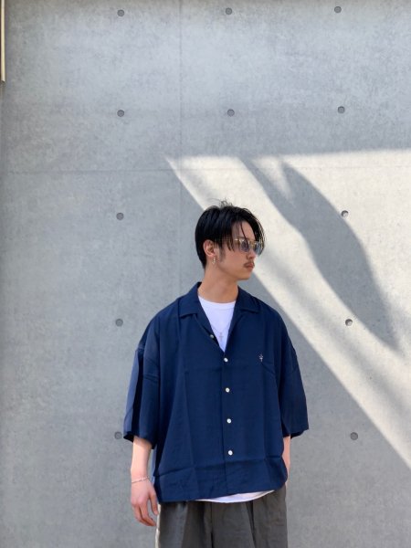 COOTIE (クーティー) Rayon Open-Neck S/S Shirt (レーヨンオープン