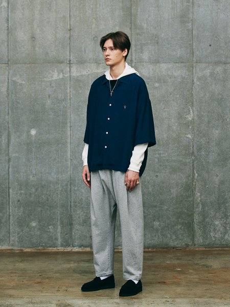 COOTIE (クーティー) Rayon Open-Neck S/S Shirt (レーヨンオープン