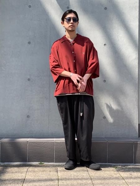 COOTIE (クーティー) Rayon Open-Neck S/S Shirt (レーヨンオープン ...