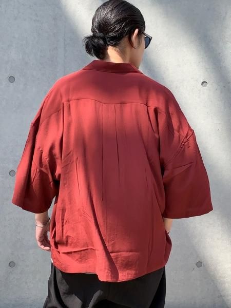 COOTIE (クーティー) Rayon Open-Neck S/S Shirt (レーヨンオープン