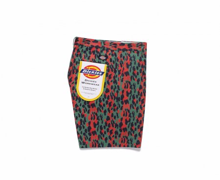 WACKO MARIA (ワコマリア) DICKIES /LEOPARD PLEATED SHORT TROUSERS