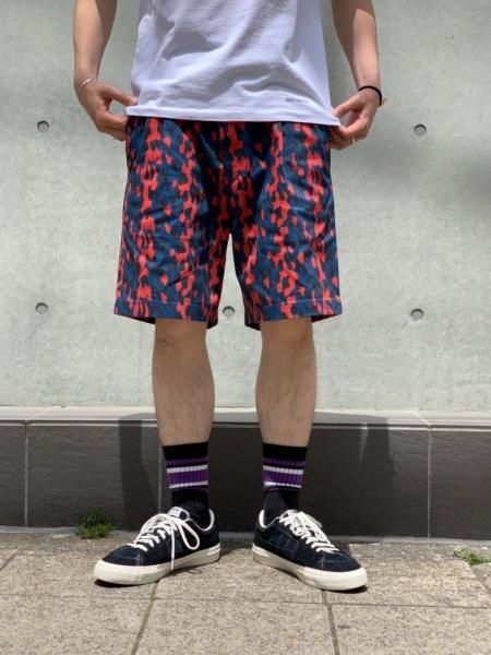 WACKO MARIA (ワコマリア) DICKIES / LEOPARD PLEATED SHORT TROUSERS