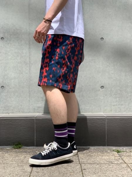 WACKO MARIA (ワコマリア) DICKIES / LEOPARD PLEATED SHORT TROUSERS