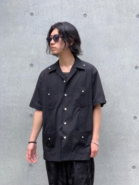 WACKO MARIA (ワコマリア) FANIA / CUBA SHIRT S/S (キューバシャツ) BLACK