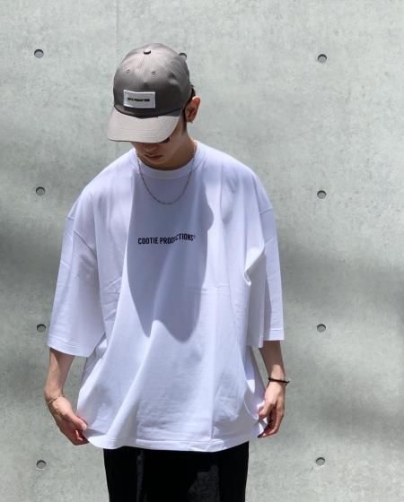 COOTIE/Print Oversized S/S Tee（ホワイト）［オーバーサイズT-21春夏