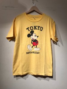 JACKSON MATISSE (ジャクソンマティス) TOKYO MickeyMouse Tee (プリント半袖TEE) GOLD