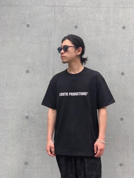 COOTIE (クーティー) Print S/S Tee (COOTIE LOGO) (プリントS/S Tee) Black