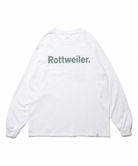 ROTTWEILER (ロットワイラー) RW LS Tee (ロングスリーブTee) WHITE