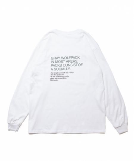 ROTTWEILER (ロットワイラー) RW LS Tee (ロングスリーブTee) WHITE