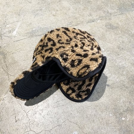 CAPTAINS HELM (キャプテンズヘルム) #LEOPARD BOA FLEECE FLAP CAP