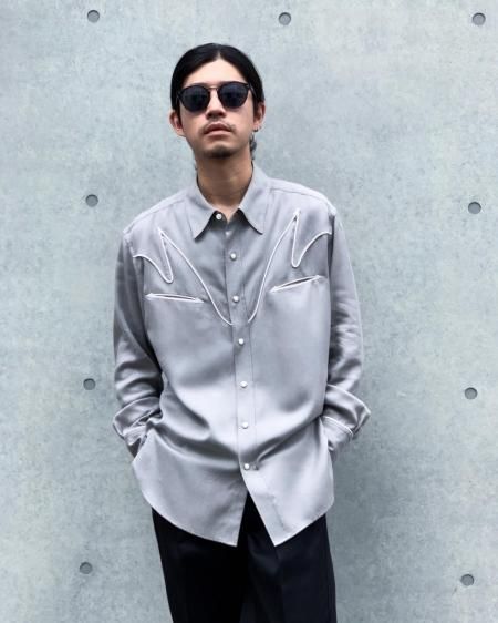 WACKO MARIA (ワコマリア) WESTERN SHIRT (ウエスタンシャツ) GRAY