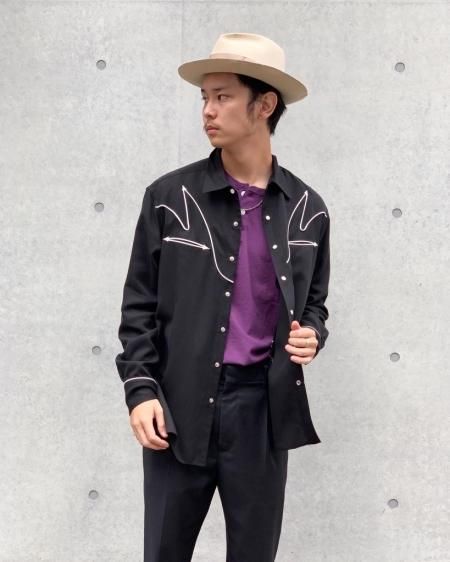 WACKO MARIA (ワコマリア) WESTERN SHIRT (ウエスタンシャツ) BLACK