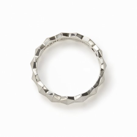 GARNI(ガルニ) Honeycomb Studs Ring - S (ハニカムスタッズリング-スモール) SILVER