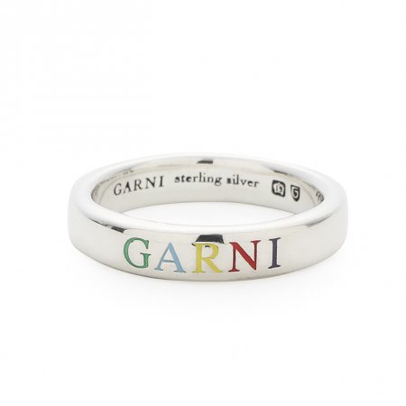 GARNI(ガルニ) Rainbow Ring-Logo (レインボーリング ロゴ) SILVER