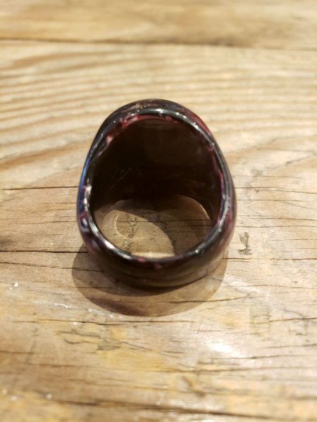 GARNI×AGENT (ガルニ×エージェント) 051 Skull Acrylic Ring (アクリルリング スカルリング スカル) MARBLE