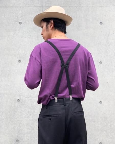 WACKO MARIA (ワコマリア) U.S.A COLOR HENRY NECK UNDER SHIRT (カラーヘンリーネックアンダーシャツ)  PURPLE