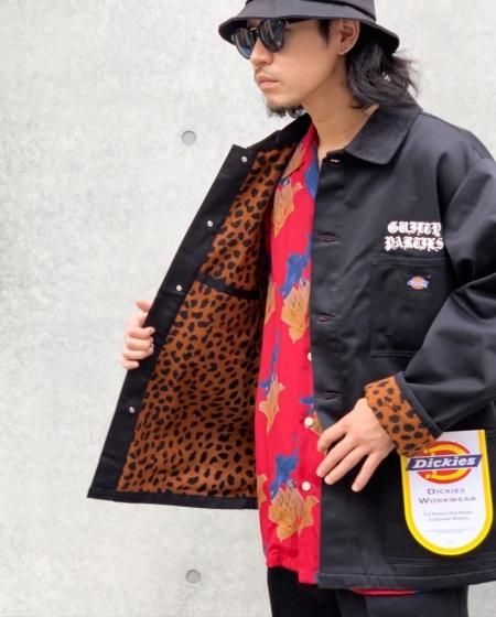 WACKO MARIA LEOPARD COVERALL DICKIES-