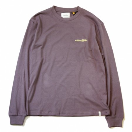 TCSS (ティーシーエスエス) SLANG L/S TEE (刺繍長袖TEE) Black Plum