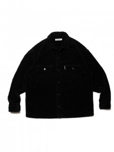 COOTIE (ƥ) Random Corduroy CPO Shirt (ǥCPO) Black