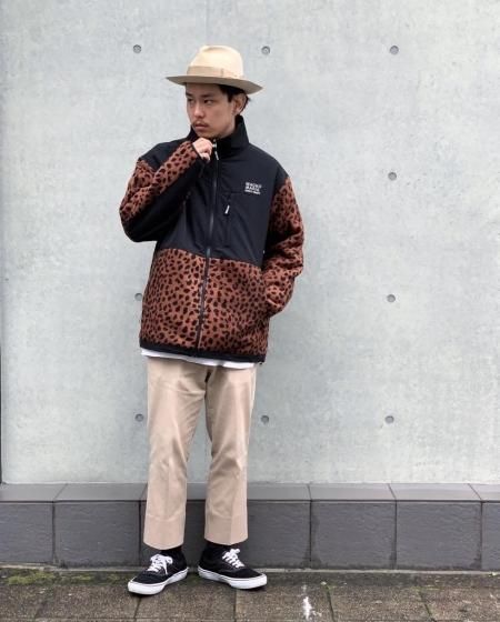 WACKO MARIA (ワコマリア) LEOPARD BOA FLEECE JACKET (レオパードボア